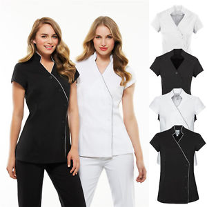 Salon Uniform Black/White